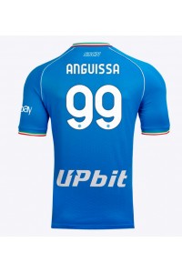 SSC Napoli Frank Anguissa #99 Jalkapallovaatteet Kotipaita 2023-24 Lyhythihainen